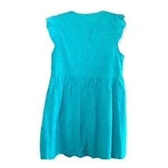 Andree by Unit Aimee Eyelet Dress - Teal Color - Size Small NWT - Picture 3 of 8